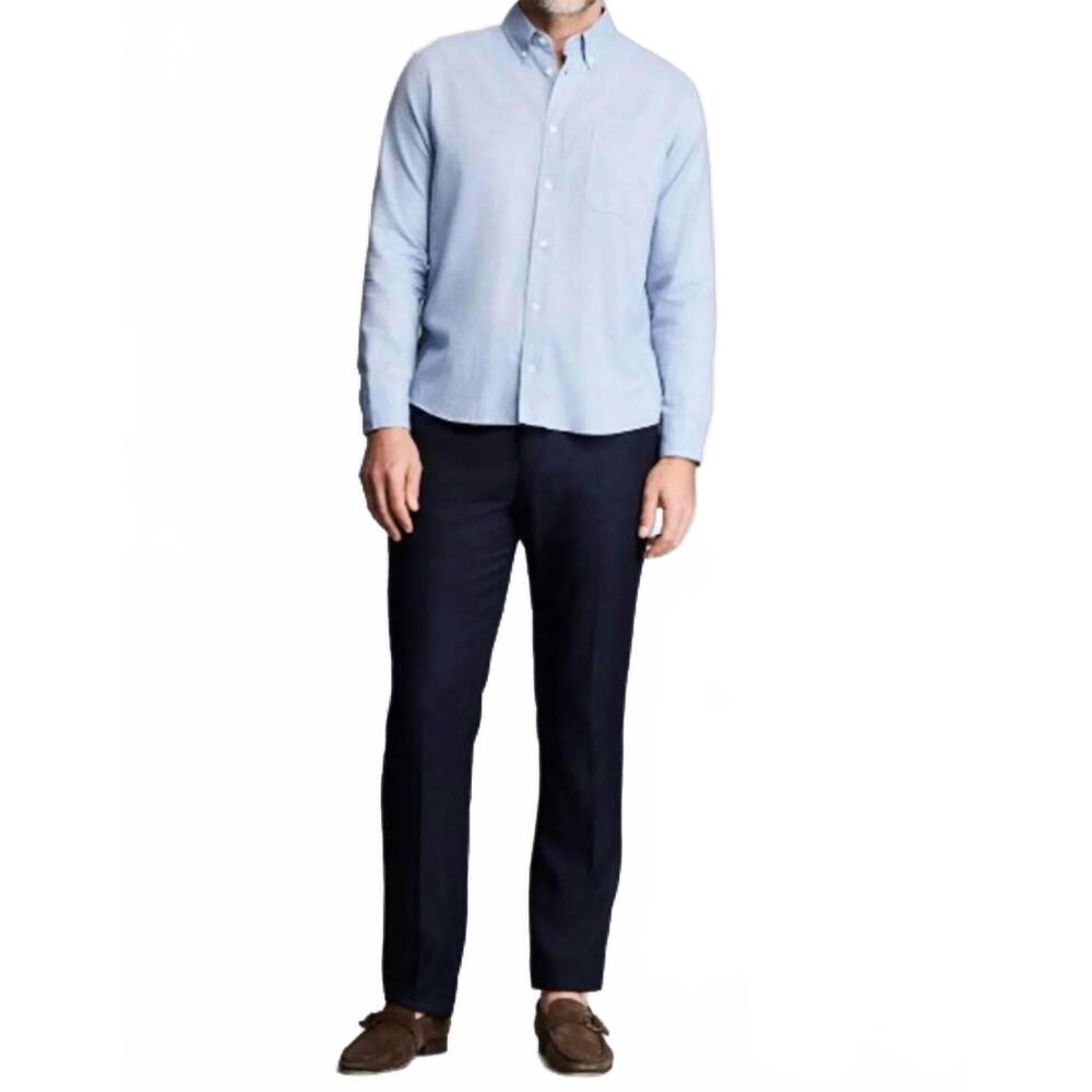 NEW BILLY REID tuscumbia button down shirt in light blue